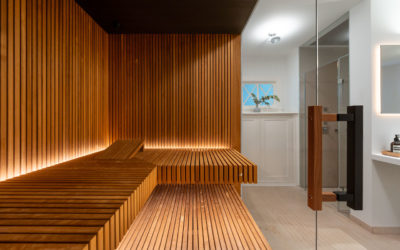 Interiorfotografie Sauna